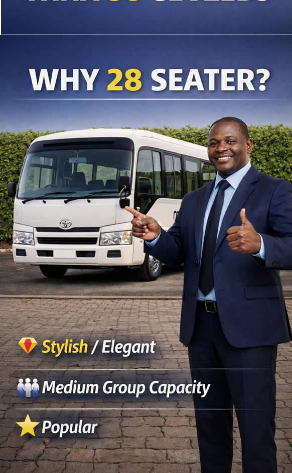 Reliable 28 Seater Bus 1 28 seater why hire