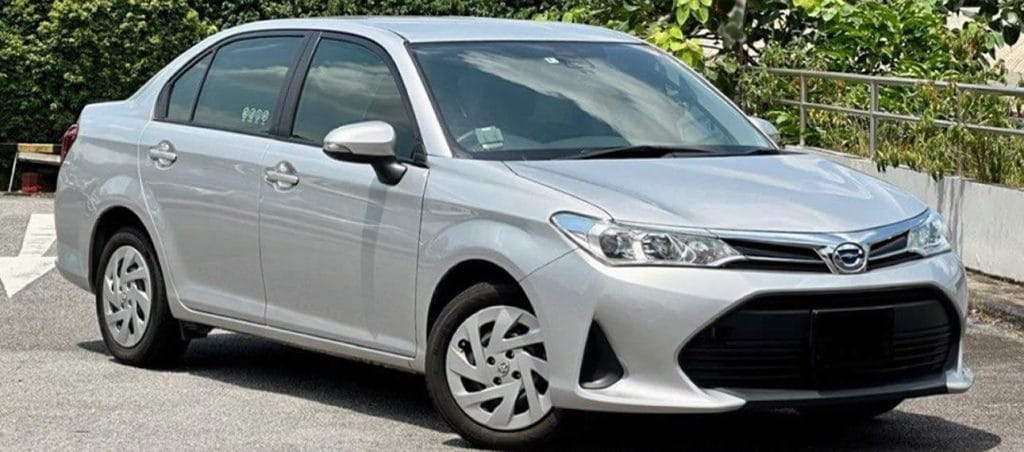 toyota axio for long term rental