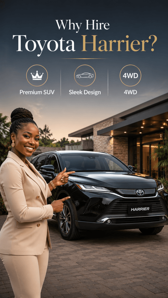 Toyota Harrier for Hire in Nairobi 1 toyota harrier